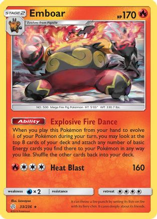 Emboar 033/236 - SM Cosmic Eclipse