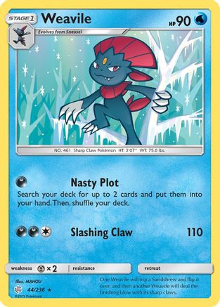 Weavile 044/236 - SM Cosmic Eclipse