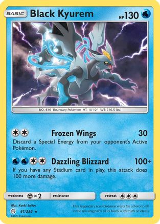 Black Kyurem 061/236 - SM Cosmic Eclipse Holofoil