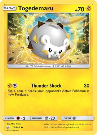 Togedemaru 074/236 - SM Cosmic Eclipse