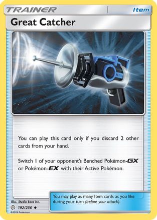 Great Catcher 192/236 - SM Cosmic Eclipse Reverse Holofoil