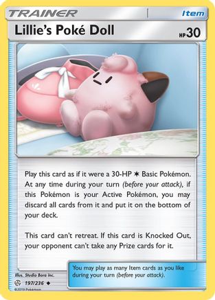 Lillie's Poke Doll 197/236 - SM Cosmic Eclipse