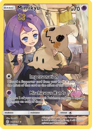 Mimikyu (Secret) 245/236 - SM Cosmic Eclipse Holofoil