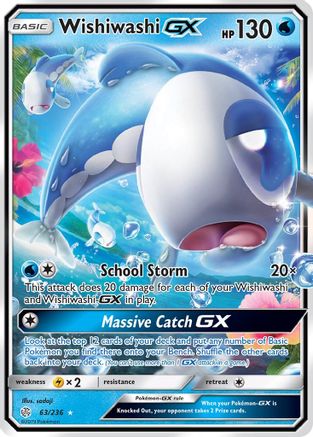 Wishiwashi GX 063/236 - SM Cosmic Eclipse Holofoil