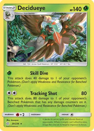 Decidueye 020/236 - SM Cosmic Eclipse Holofoil