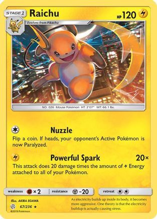 Raichu 067/236 - SM Cosmic Eclipse