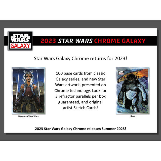 2023 Topps Star Wars Chrome Galaxy Hobby Box