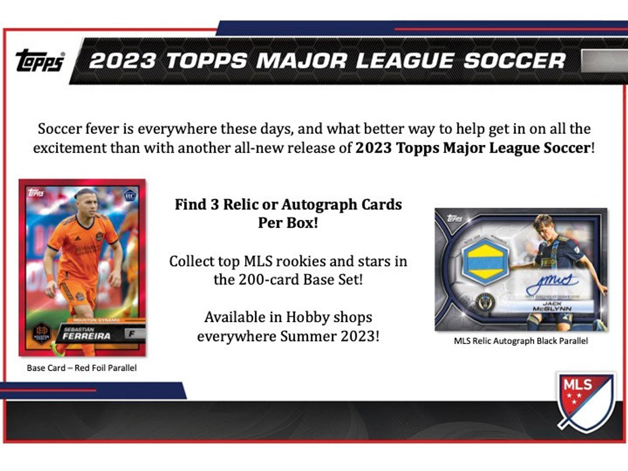 2023 Topps MLS Soccer Hobby Box