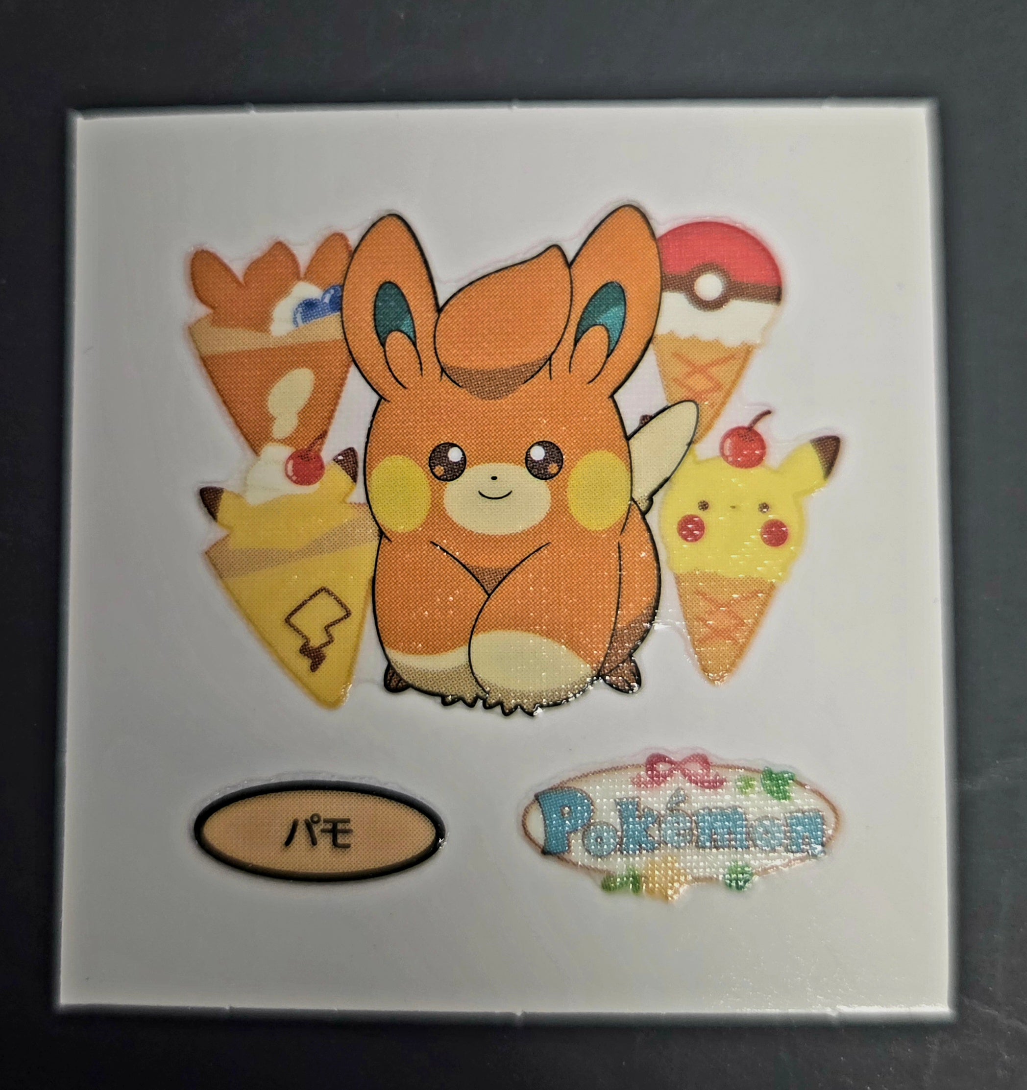 Pokemon Bread Seal Deco Character Sticker - Pawmi