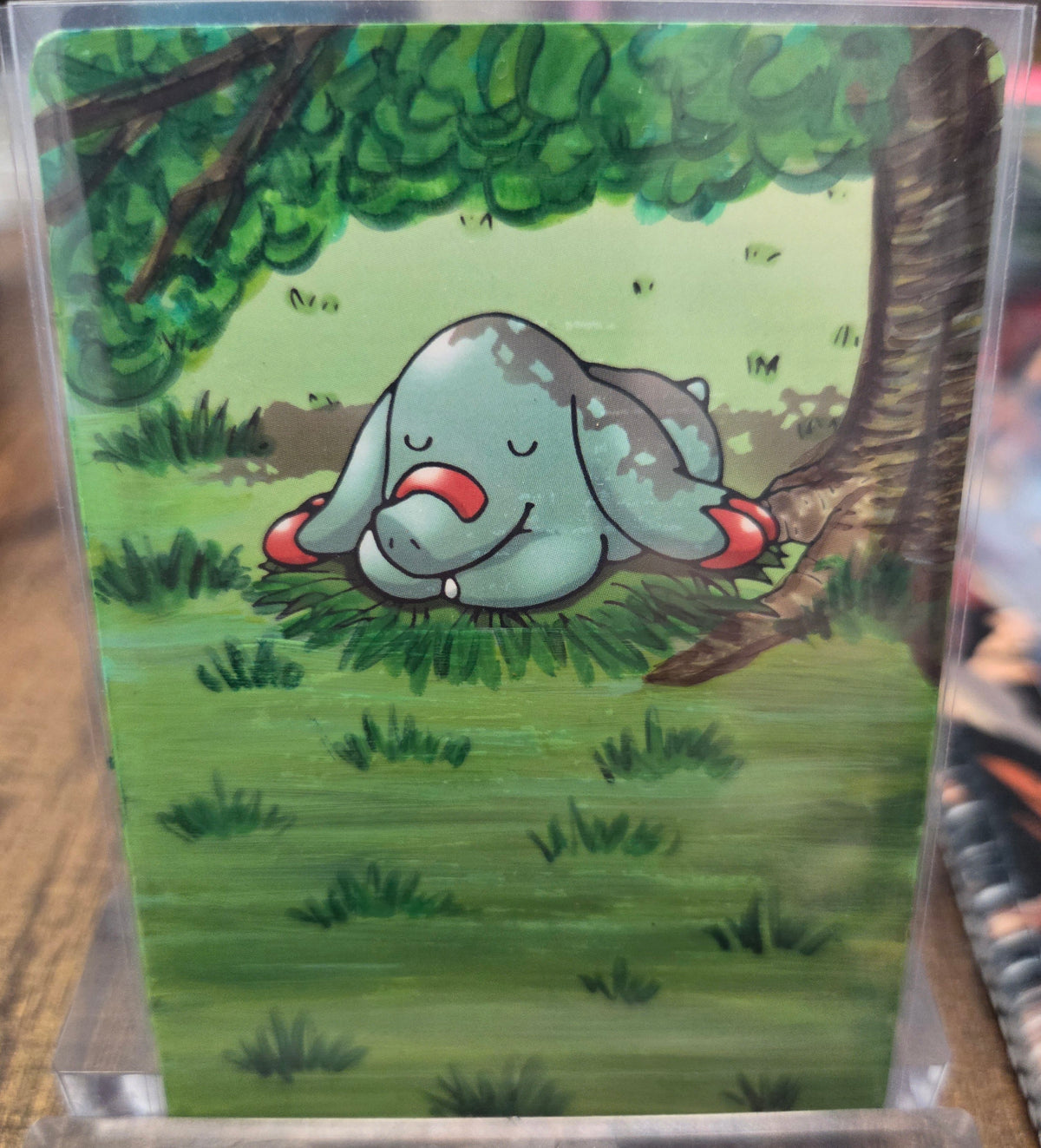 Custom Painted Pokemon Card - Phanpy