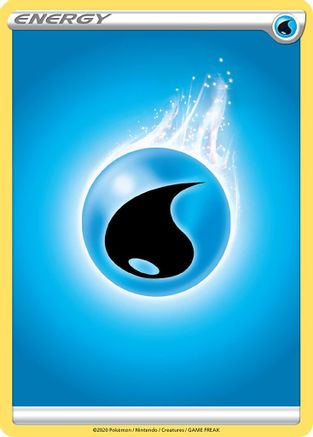 WaterEnergy - SWSH01 Sword & Shield Base Set Reverse Holofoil