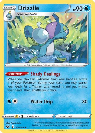 Drizzile () 056/202 - SWSH01 Sword & Shield Base Set