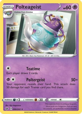 Polteageist 090/202 - SWSH01 Sword & Shield Base Set