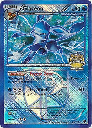 Glaceon (City Championships) 023/116 - League & Championship Cards Reverse Holofoil