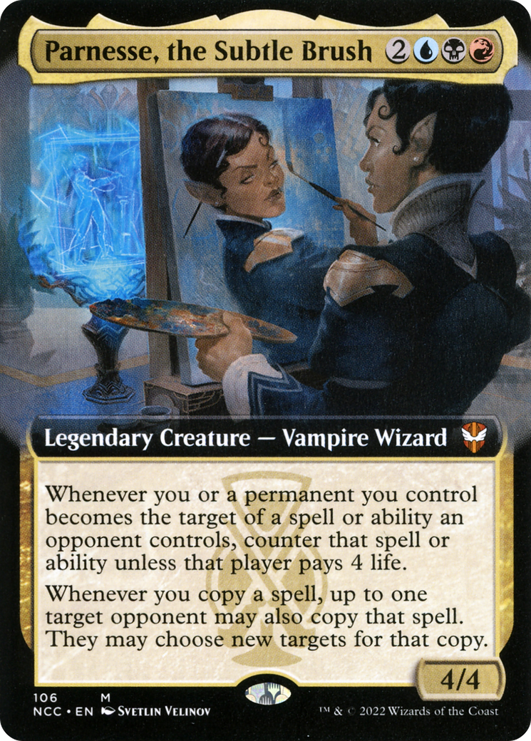 Parnesse, the Subtle Brush (NCC-106) - New Capenna Commander: (Extended Art)