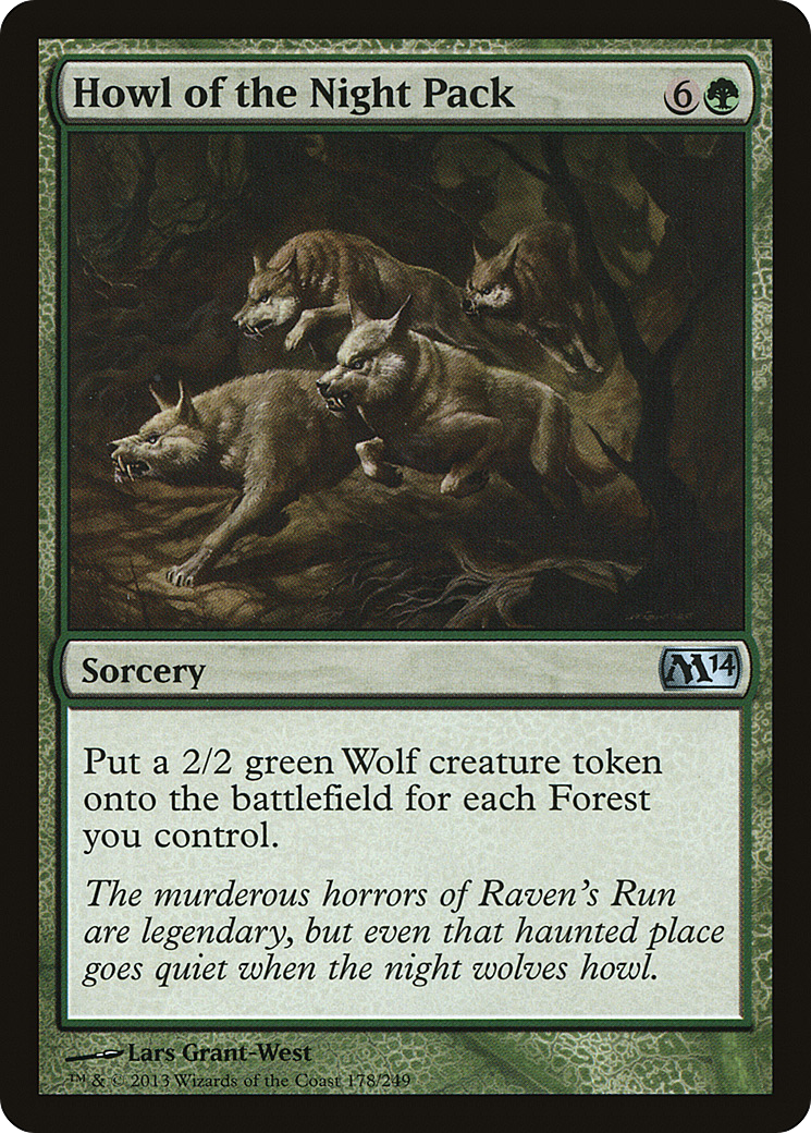 Howl of the Night Pack (M14-178) - Magic 2014