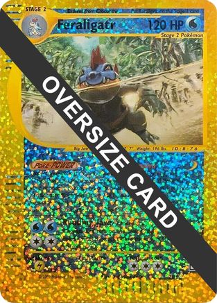 Feraligatr (Box Topper) 002/12 - Jumbo Cards Reverse Holofoil