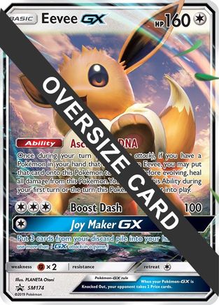 Eevee GX (SM Black Star Promo) SM174 - Jumbo Cards Holofoil