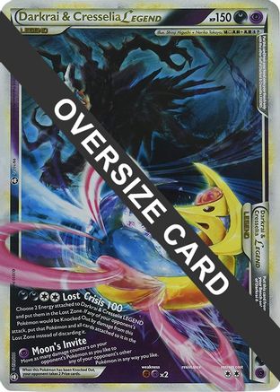 Darkrai & Cresselia Legend & /102 (Single Oversized Promo) 099/102 - Jumbo Cards Holofoil