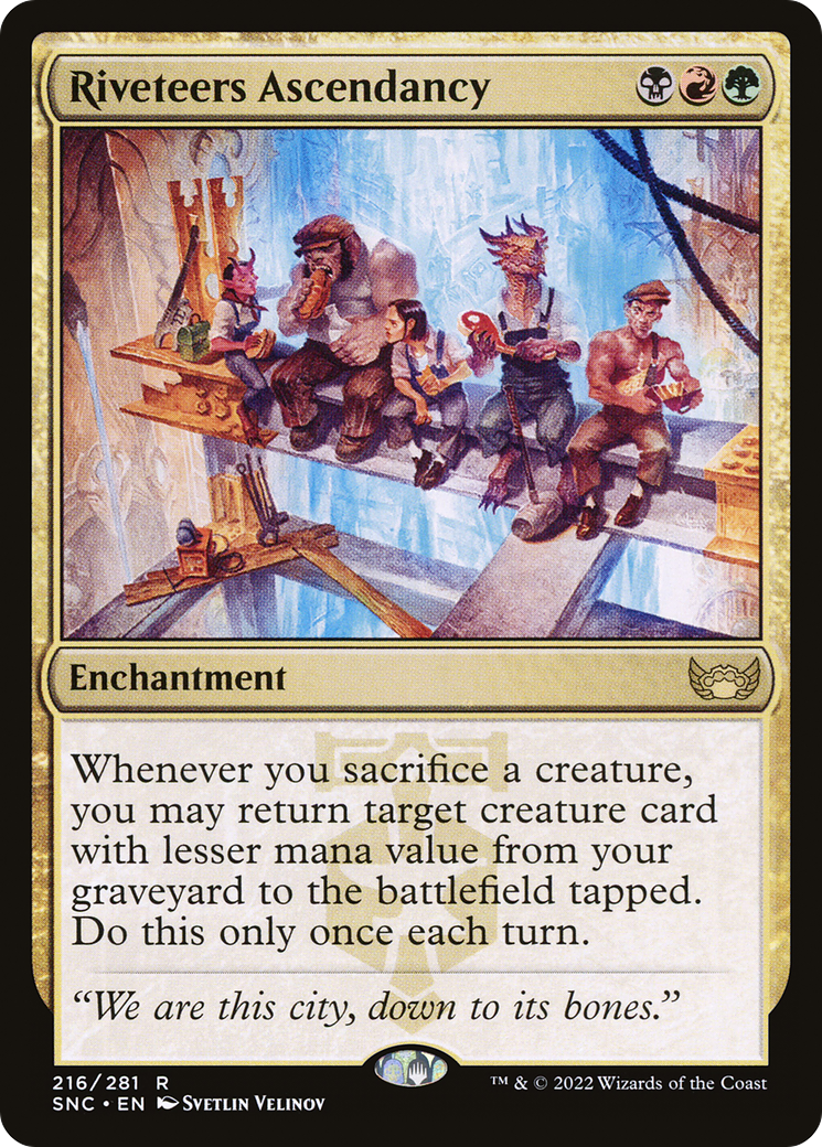 Riveteers Ascendancy (SNC-216) - Streets of New Capenna Foil