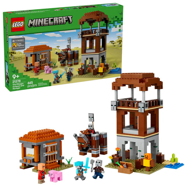 LEGO: Minecraft - The Pillager Outpost and Ravager 21278