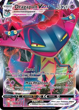 Dragapult VMAX 093/192 - SWSH02 Rebel Clash Holofoil