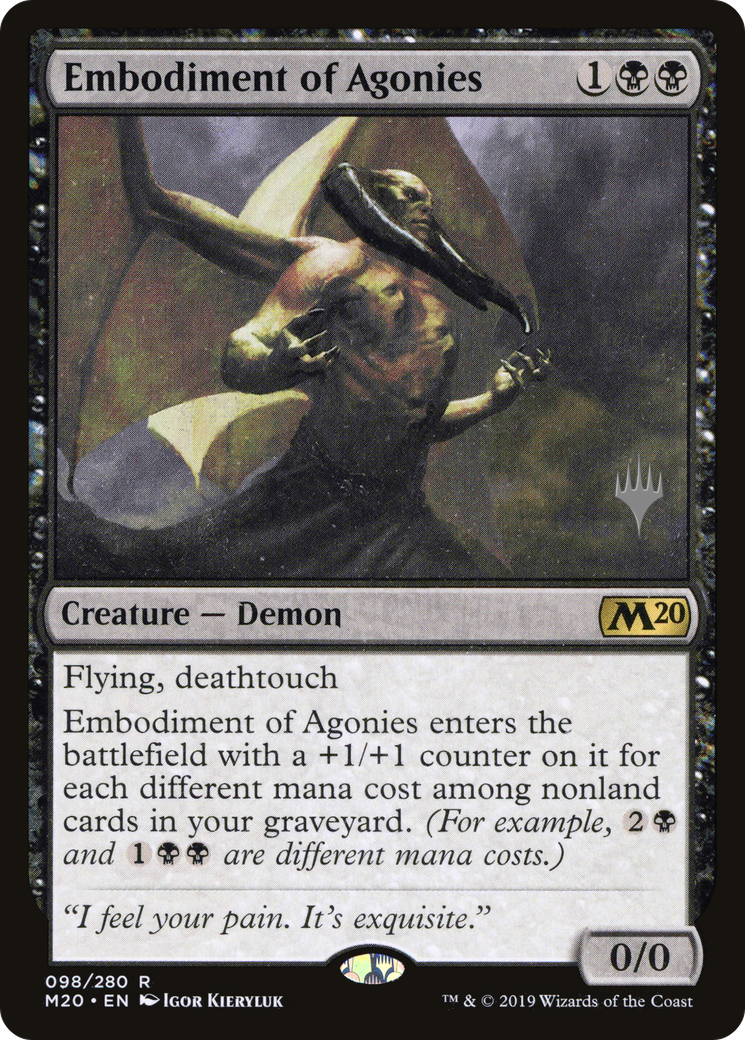 Embodiment of Agonies (PPM20-98P) - Core Set 2020 Promos