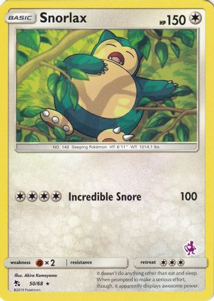 Snorlax (Mewtwo Stamped) 050/68 - Battle Academy