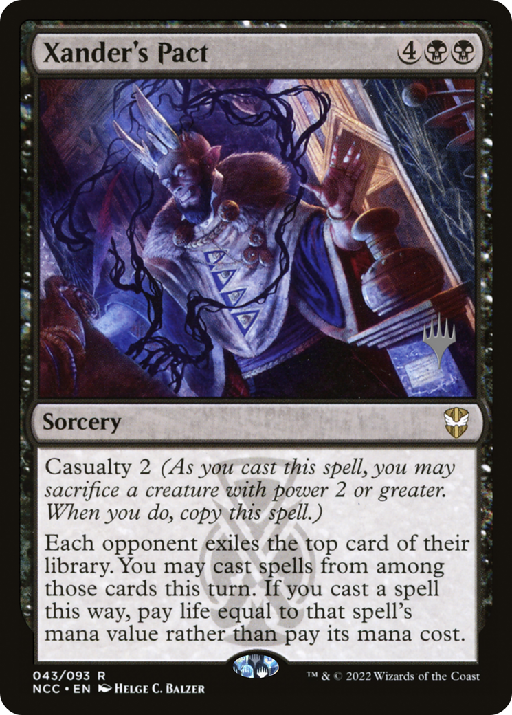 Xander's Pact (PPSNC-43P) - New Capenna Commander Promos Foil
