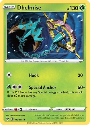 Dhelmise 019/185 - SWSH04 Vivid Voltage