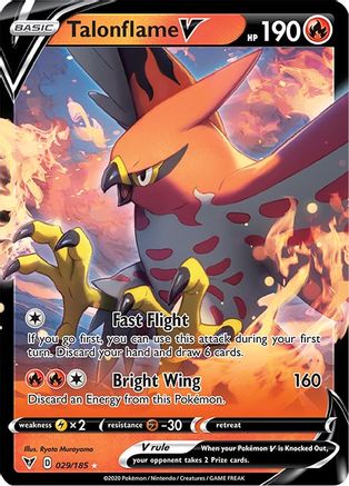Talonflame V 029/185 - SWSH04 Vivid Voltage Holofoil