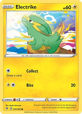 Electrike 051/185 - SWSH04 Vivid Voltage Reverse Holofoil