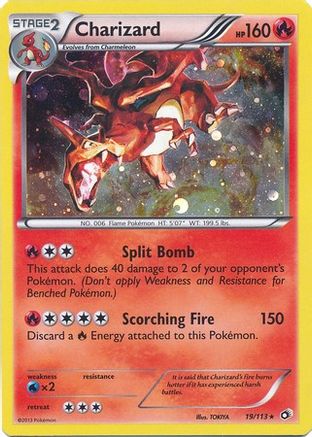 Charizard (Cosmos Holo) 019/113 - Miscellaneous Cards & Products Holofoil