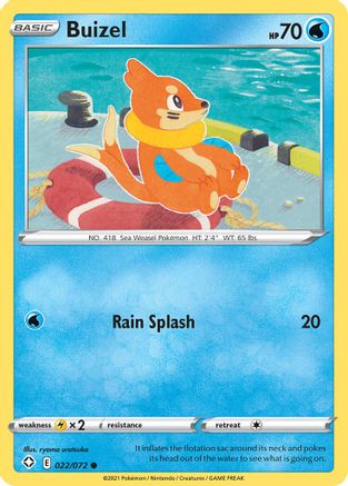 Buizel 022/072 - Shining Fates