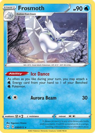 Frosmoth 030/072 - Shining Fates Reverse Holofoil