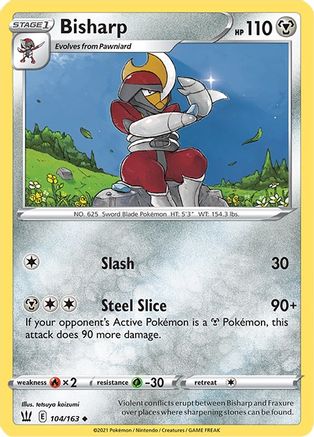 Bisharp 104/163 - SWSH05 Battle Styles