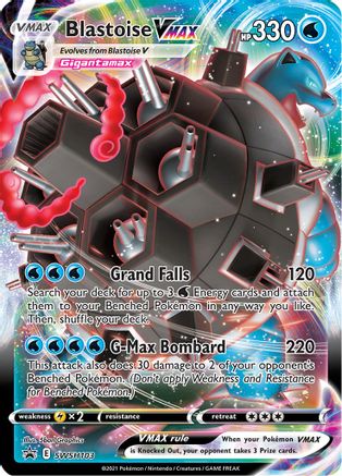 Blastoise VMAX SWSH103/307 - SWSH Sword & Shield Promo Cards Holofoil