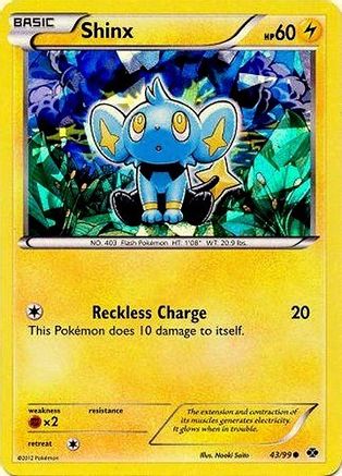 Shinx (Cracked Ice Holo) 043/99 - Blister Exclusives Holofoil