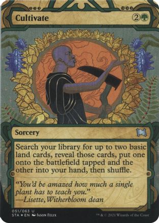 Cultivate (STA-051) - Strixhaven Mystical Archive (Borderless) Foil