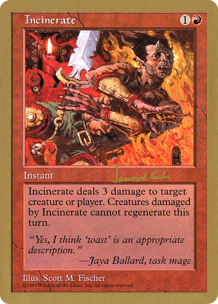 Incinerate (WCD-) - World Championship Decks 1997