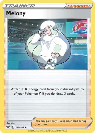 Melony 146/198 - SWSH06 Chilling Reign Reverse Holofoil