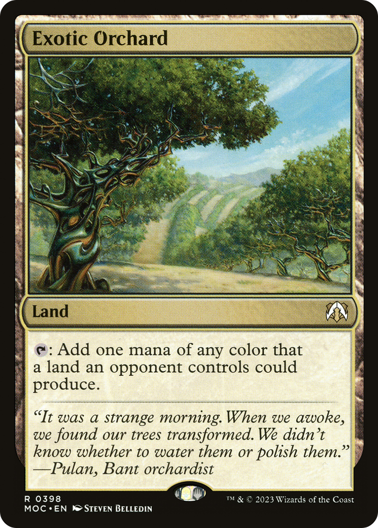Exotic Orchard (MOC-398) - March of the Machine Commander