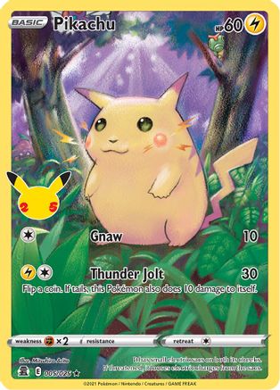 Pikachu 005/025 - Celebrations Holofoil