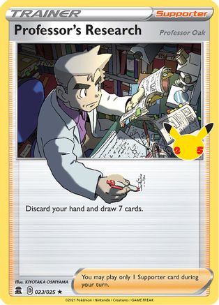 Professor's Research 023/025 - Celebrations Holofoil