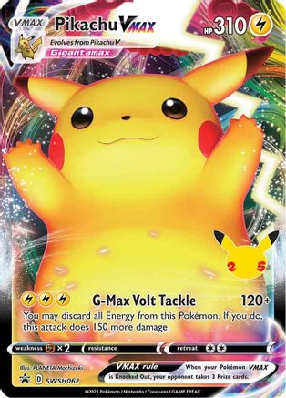 Pikachu VMAX SWSH062/307 - SWSH Sword & Shield Promo Cards Holofoil