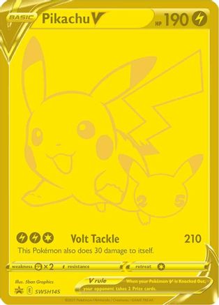 Pikachu V SWSH145/307 - SWSH Sword & Shield Promo Cards Holofoil
