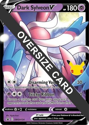 Dark Sylveon V SWSH134 - Jumbo Cards Holofoil