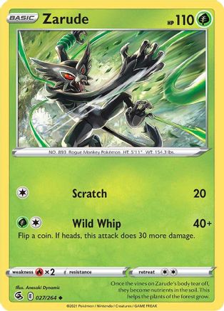 Zarude 027/264 - SWSH08 Fusion Strike