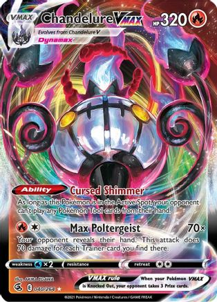 Chandelure VMAX 040/264 - SWSH08 Fusion Strike Holofoil