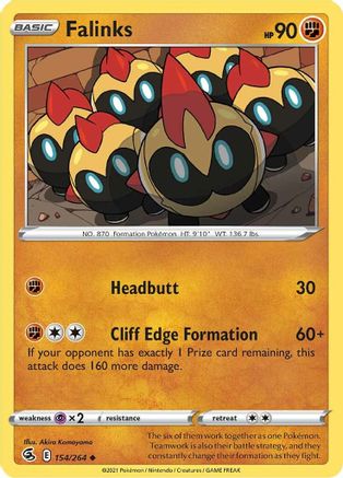 Falinks 154/264 - SWSH08 Fusion Strike Reverse Holofoil